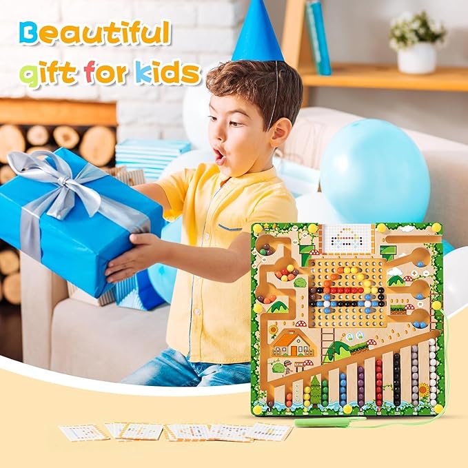 Magnetic Bead Maze Game for Kids – Free Travel Board