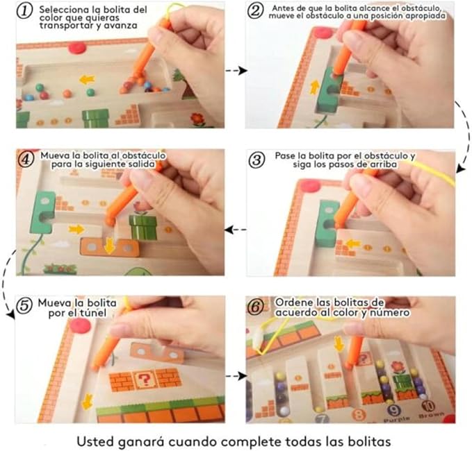 Magnetic Bead Maze Game for Kids – Free Travel Board