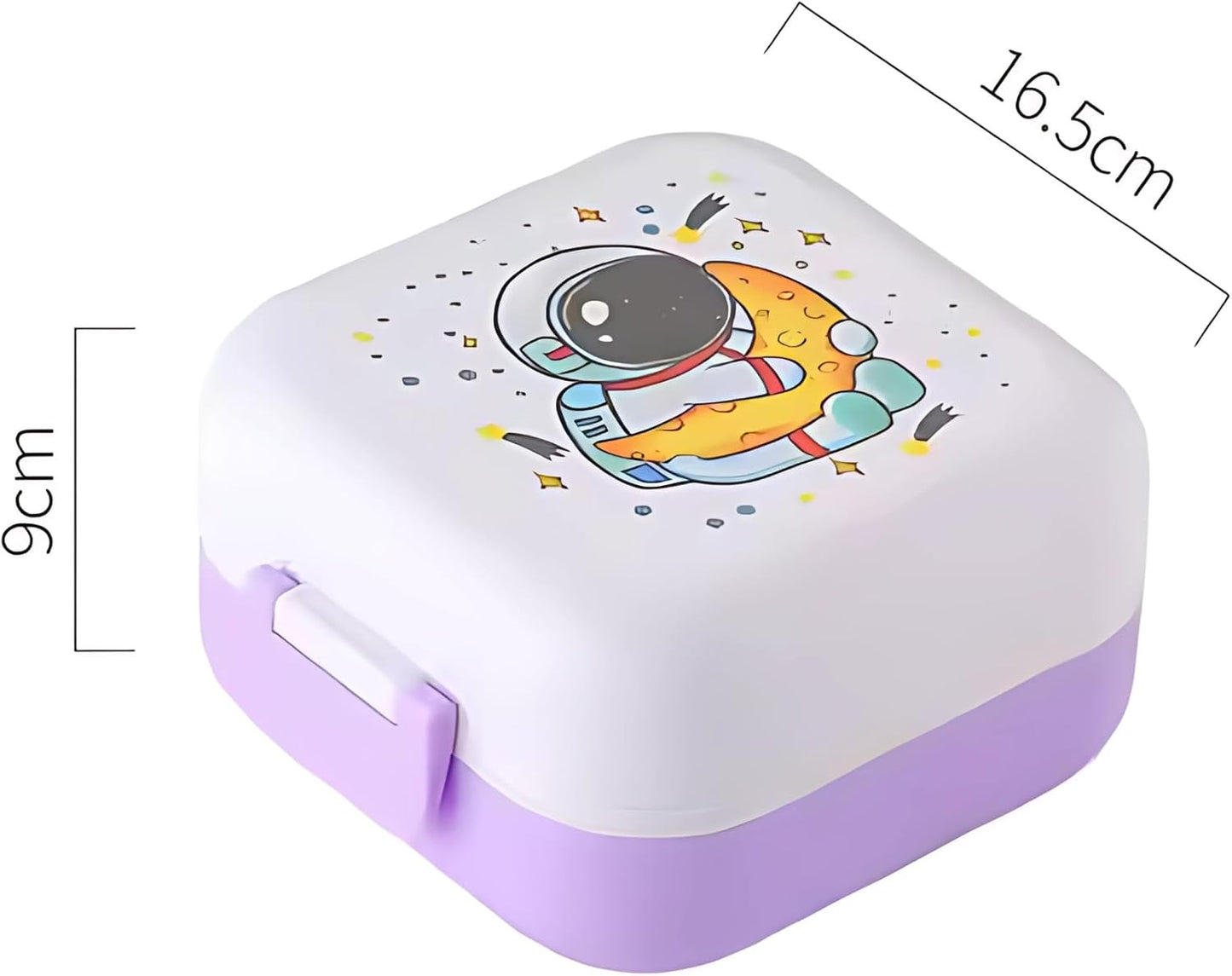 Portable Plastic Lunch Box Set –School & Office Use 1000ml