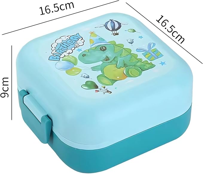Portable Plastic Lunch Box Set –School & Office Use 1000ml