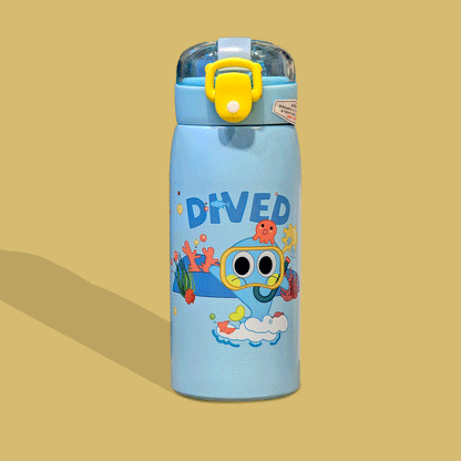 Stainless Steel Cartoon - Mini Water Bottle for Children School & Outdoor - Twisoo