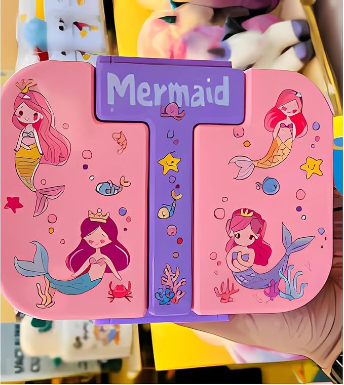 Kids Stainless Steel Lunch Box with 3 Compartments 600ml