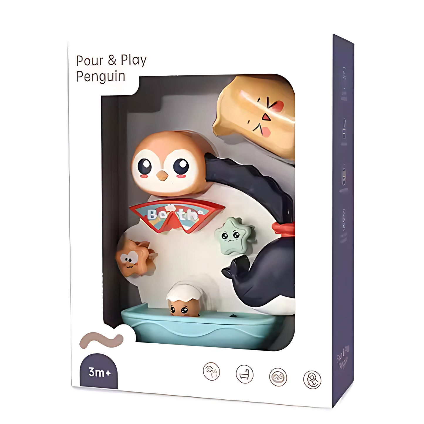 Twisoo Animal Wall Water Bath Shower Toy Set for Toddlers