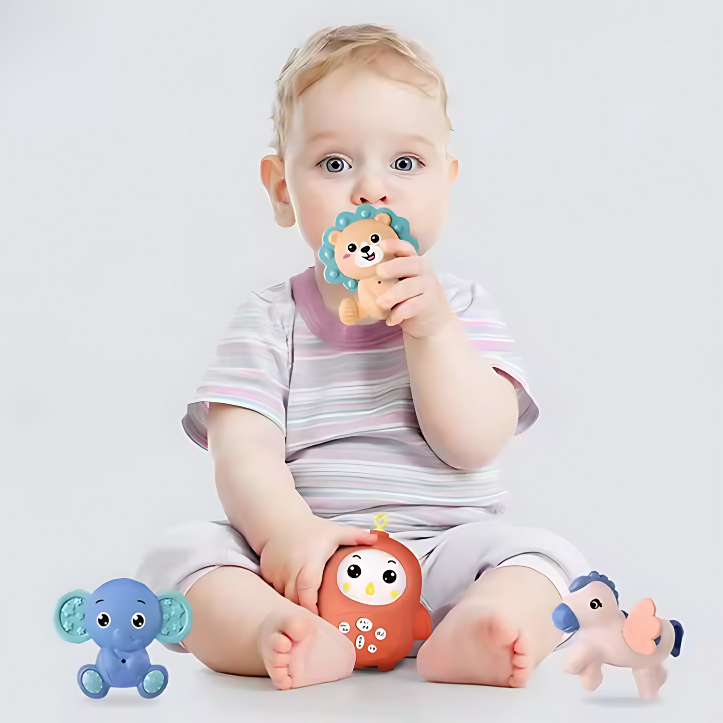 Baby Crib Mobile with Music & Remote – 360° Rotating(Hanging Rattle Toy)