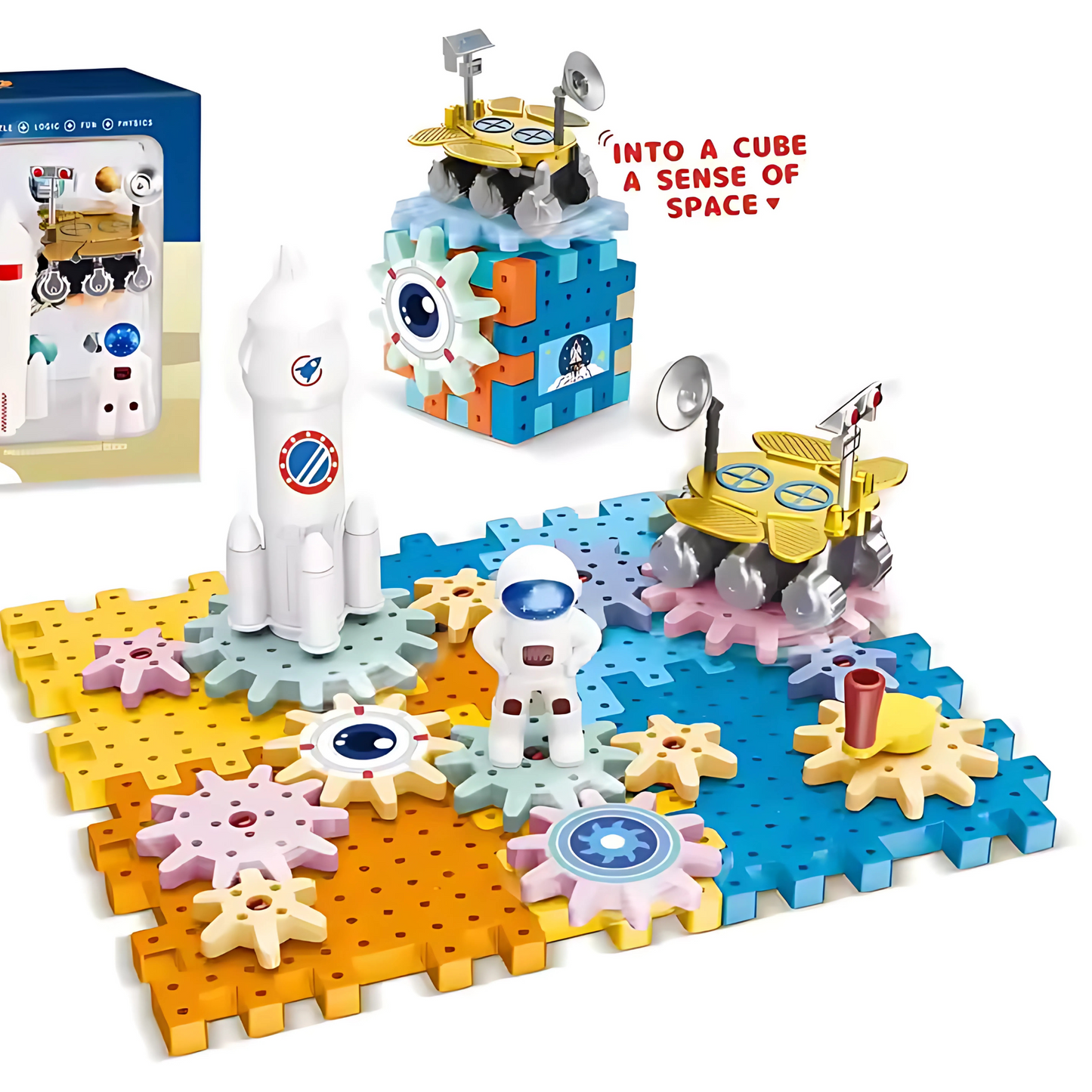 Twisoo Space Mars Exploration STEM Building Blocks – 52-Piece