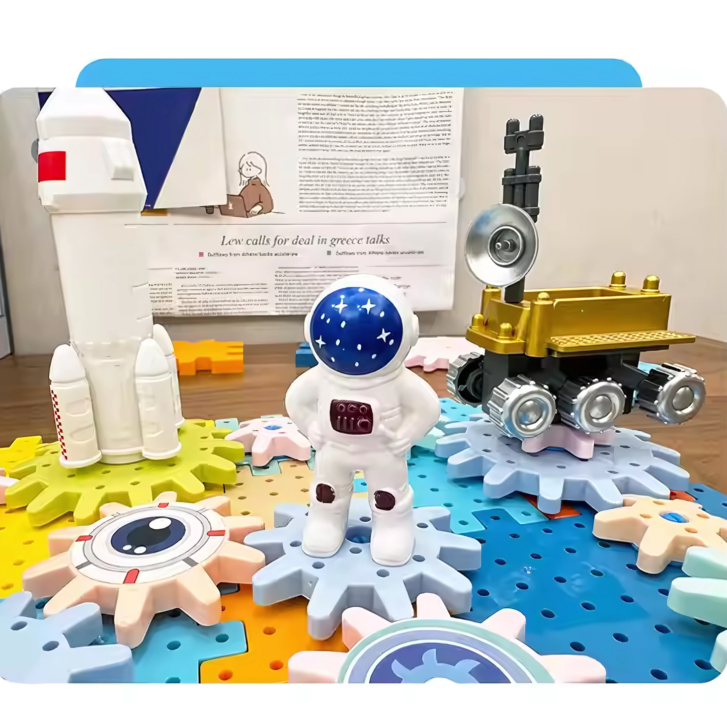 Twisoo Space Mars Exploration STEM Building Blocks – 52-Piece