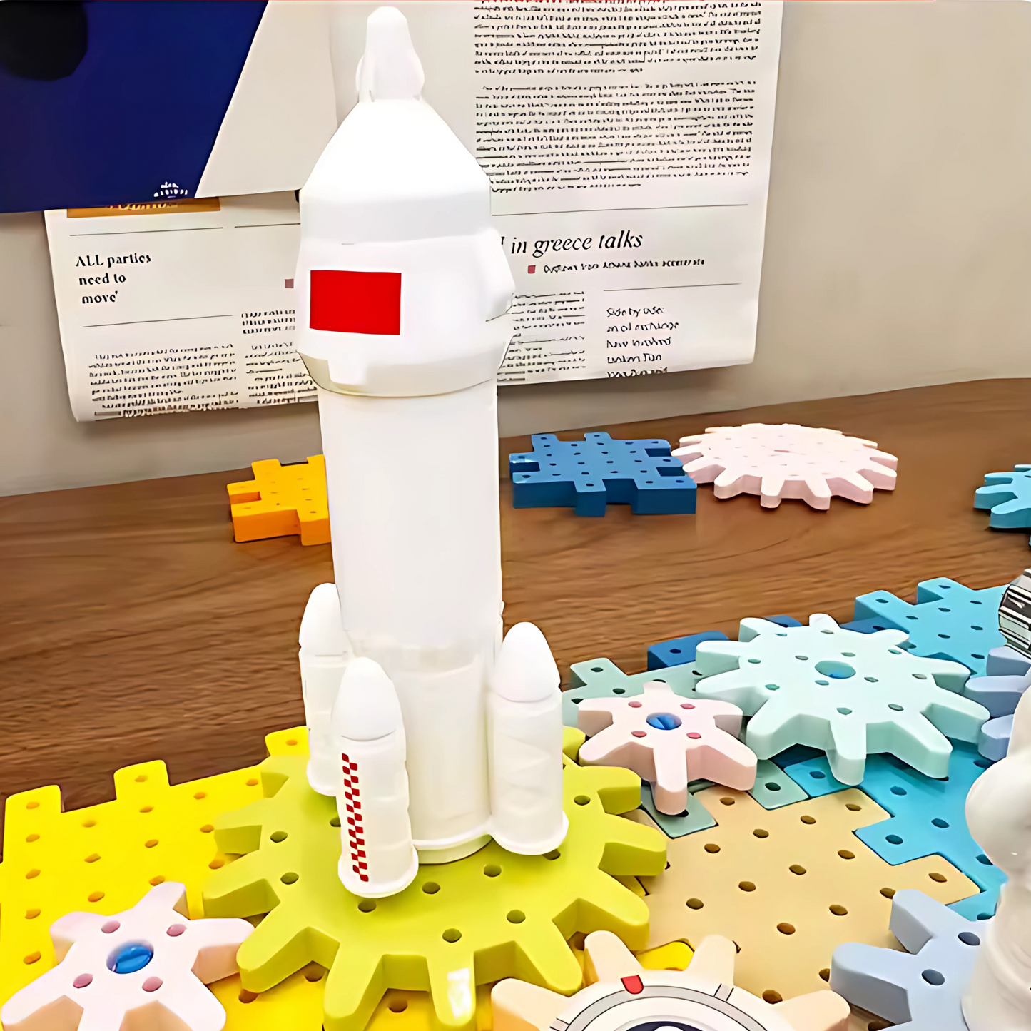 Twisoo Space Mars Exploration STEM Building Blocks – 52-Piece