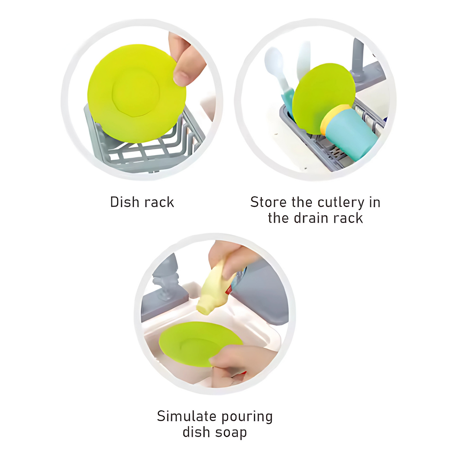 Twisoo Mini Kitchen Sink Toy for Kids