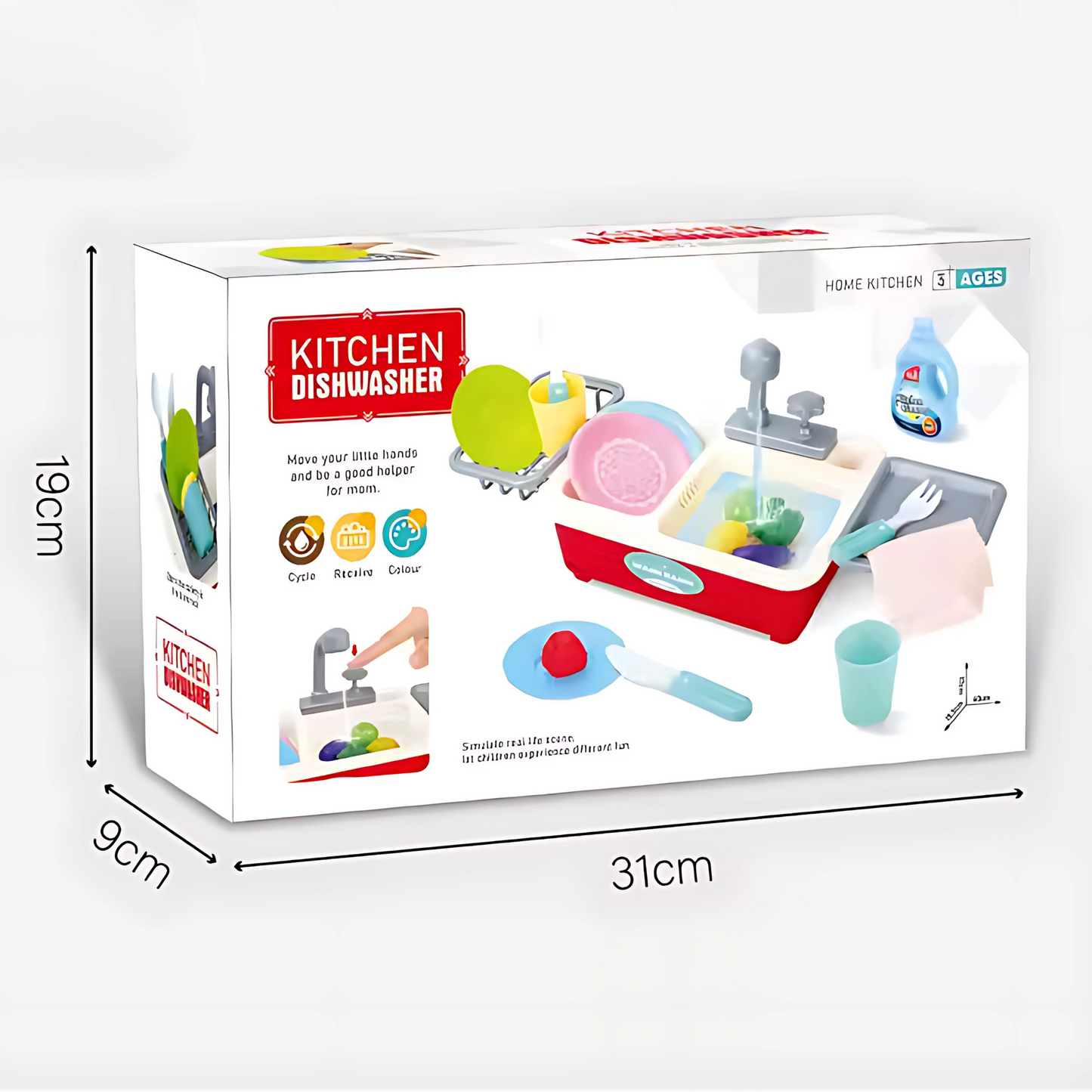 Twisoo Mini Kitchen Sink Toy for Kids