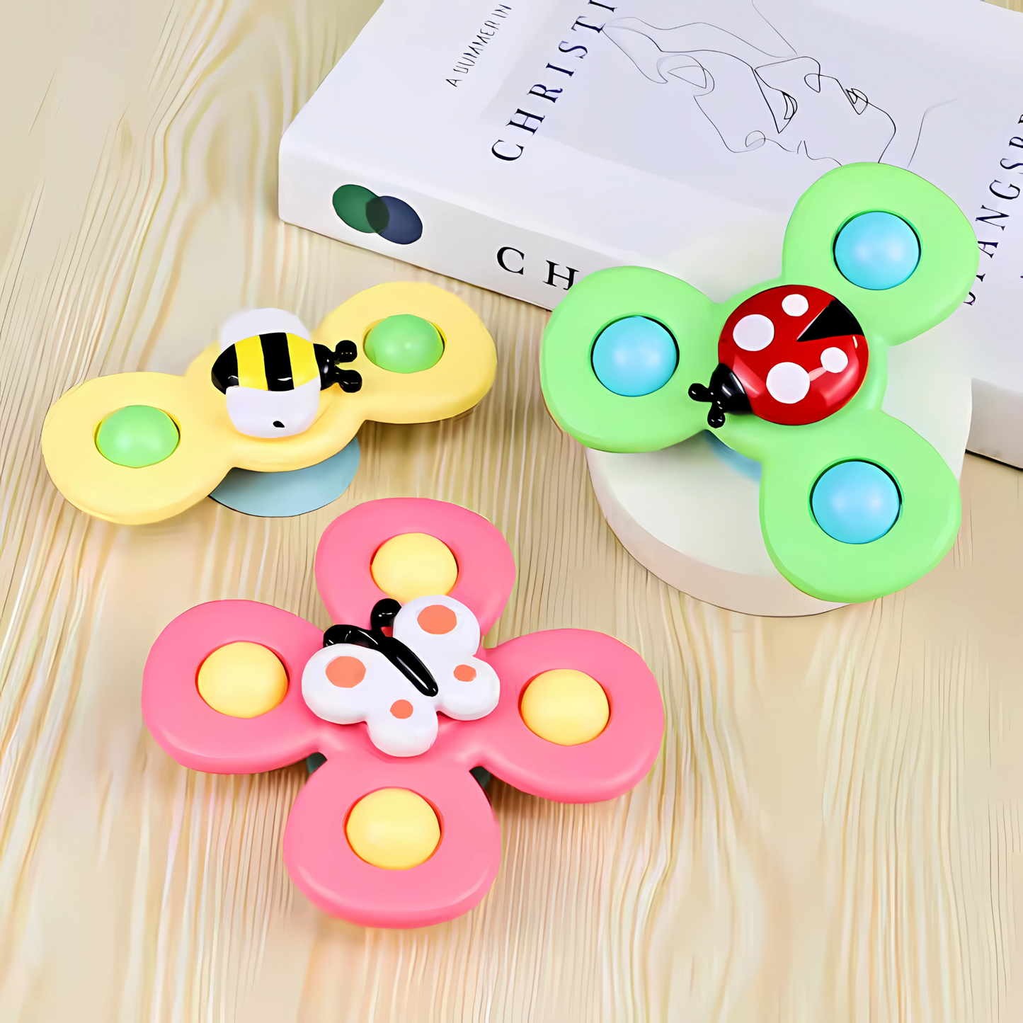 Twisoo Suction Cup Spinning Fun Toys