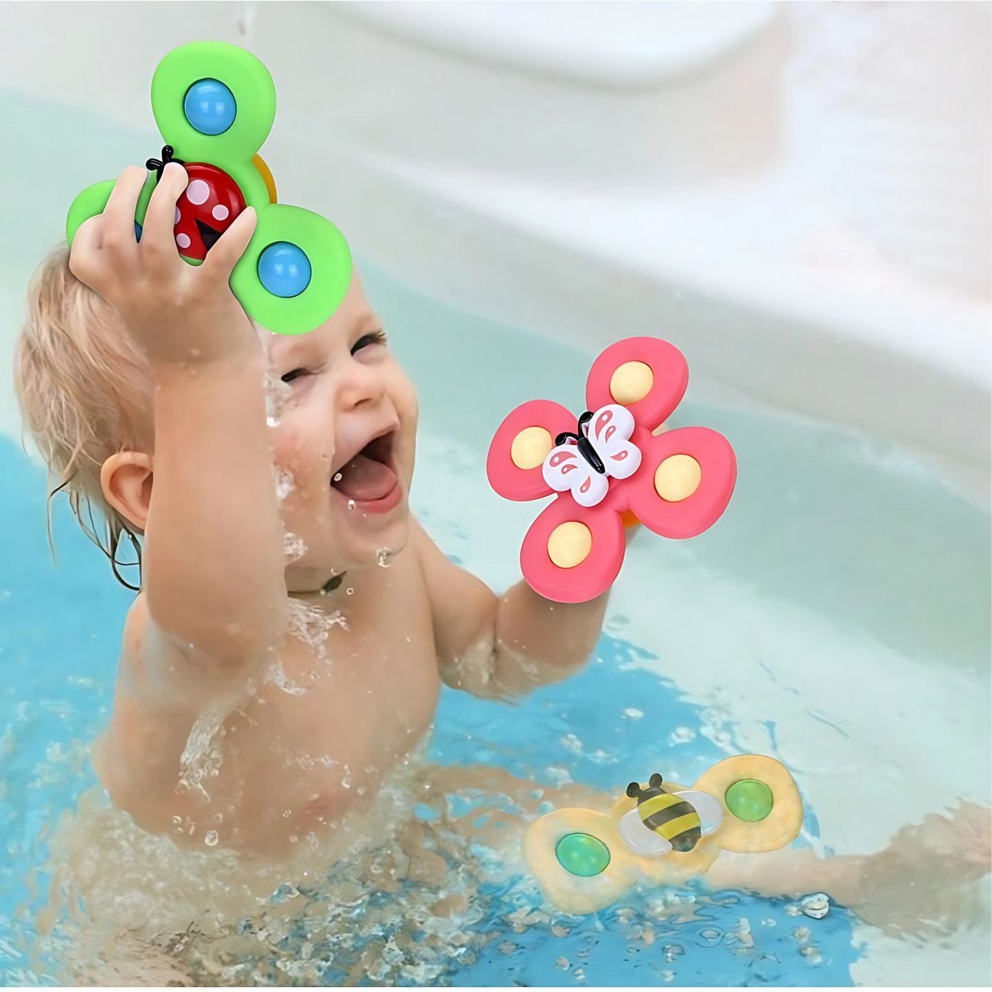 Twisoo Suction Cup Spinning Fun Toys