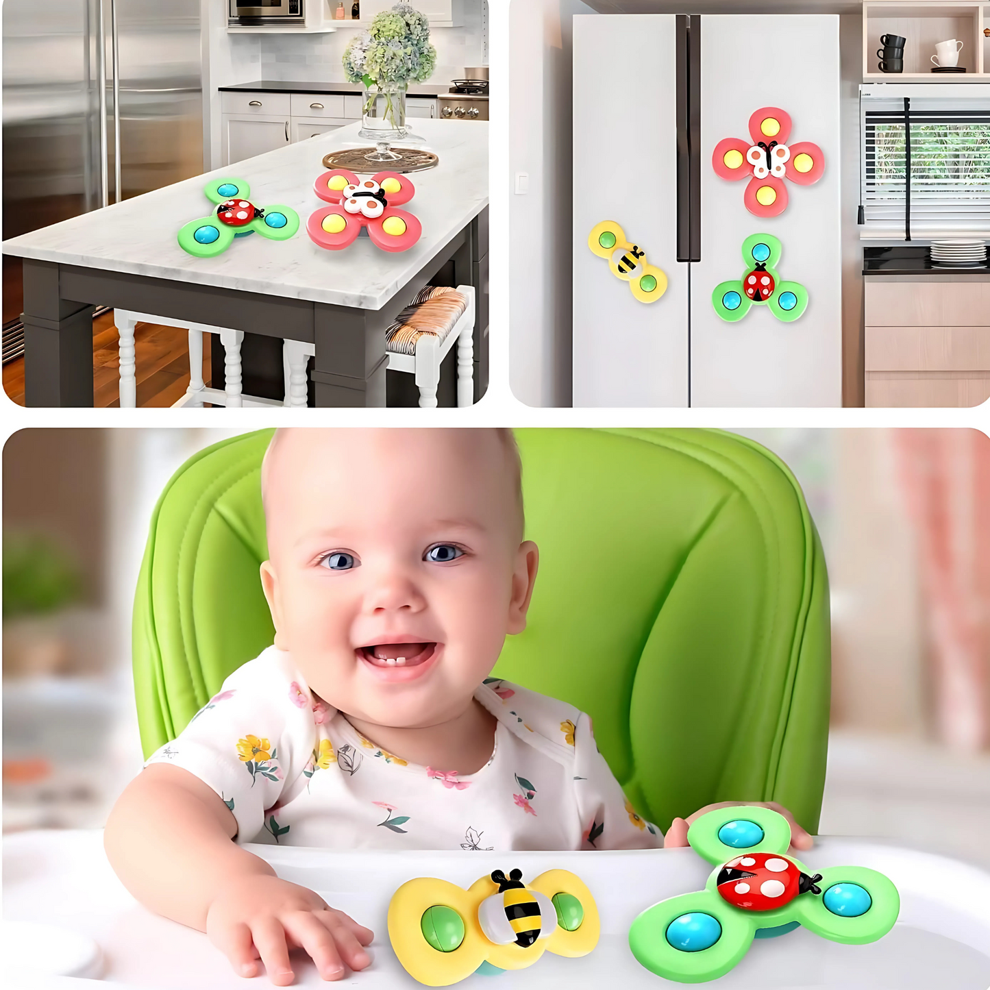 Twisoo Suction Cup Spinning Fun Toys