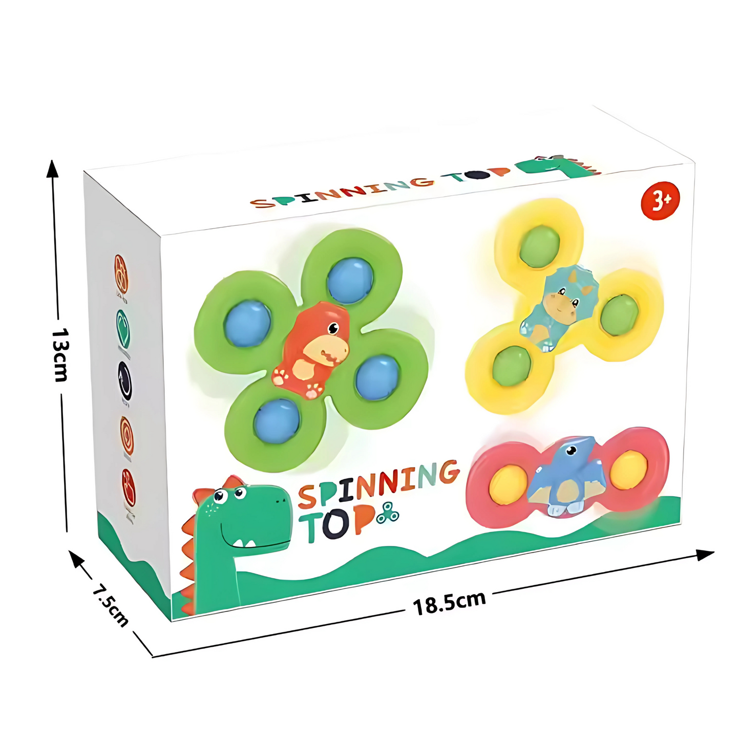 Twisoo Suction Cup Spinning Fun Toys