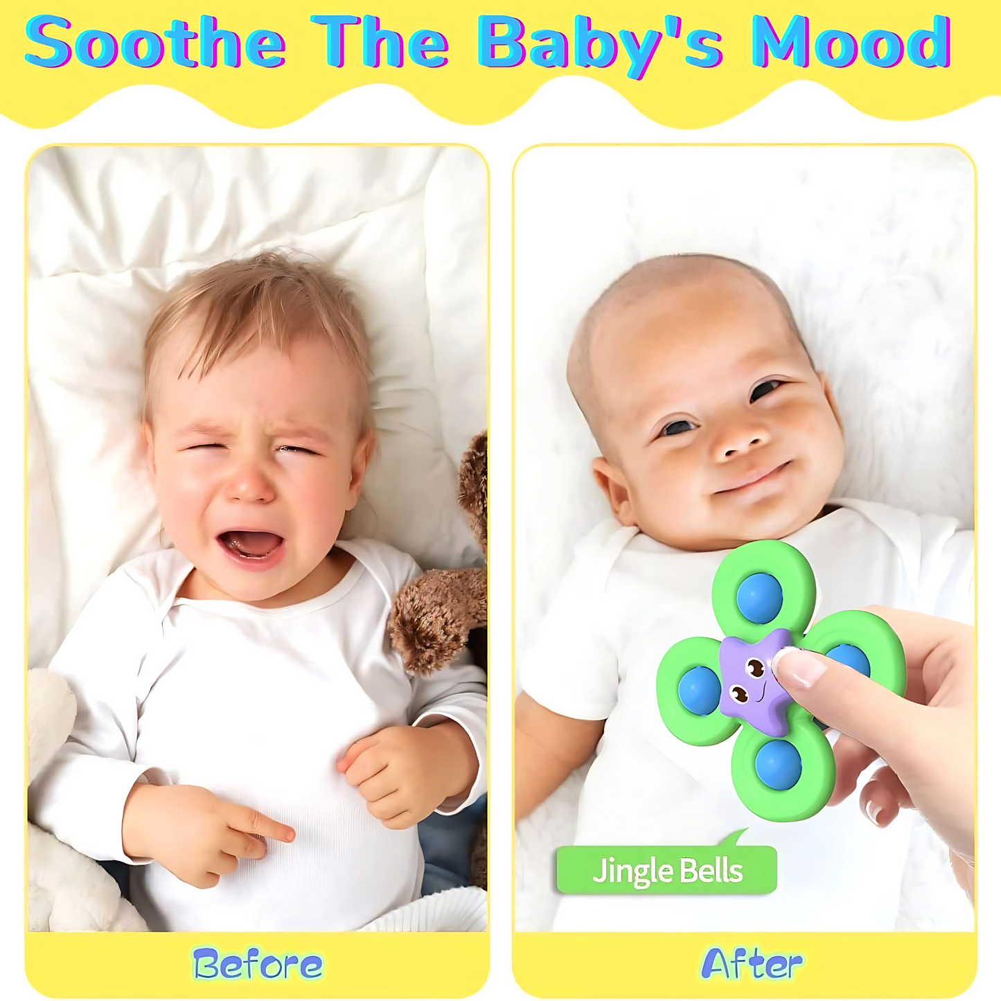 Twisoo Suction Cup Spinning Fun Toys