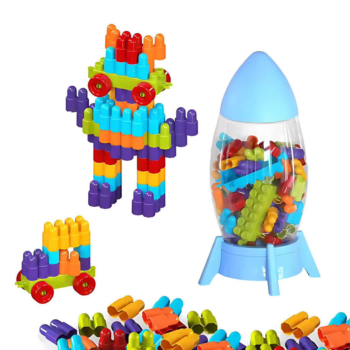 Twisoo DIY Building Block Toy Set –88Pcs