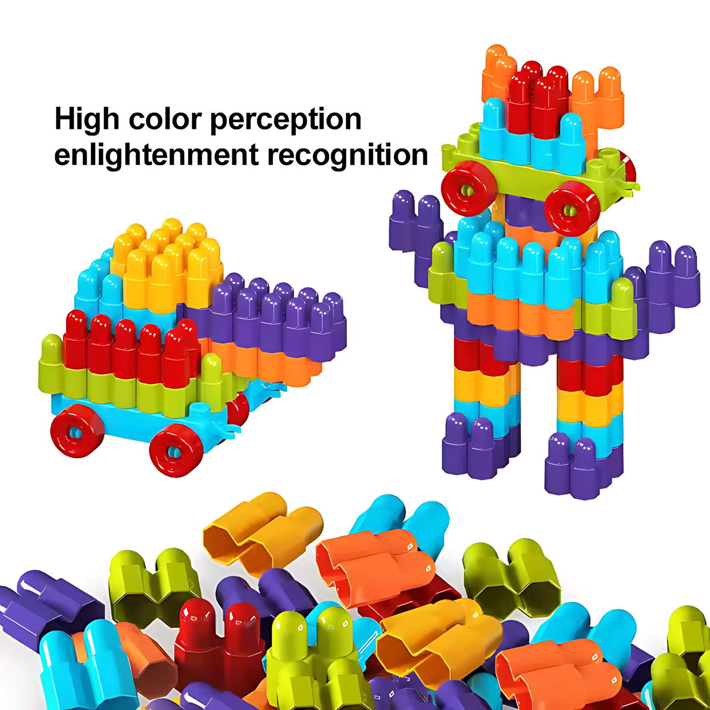 Twisoo DIY Building Block Toy Set –88Pcs