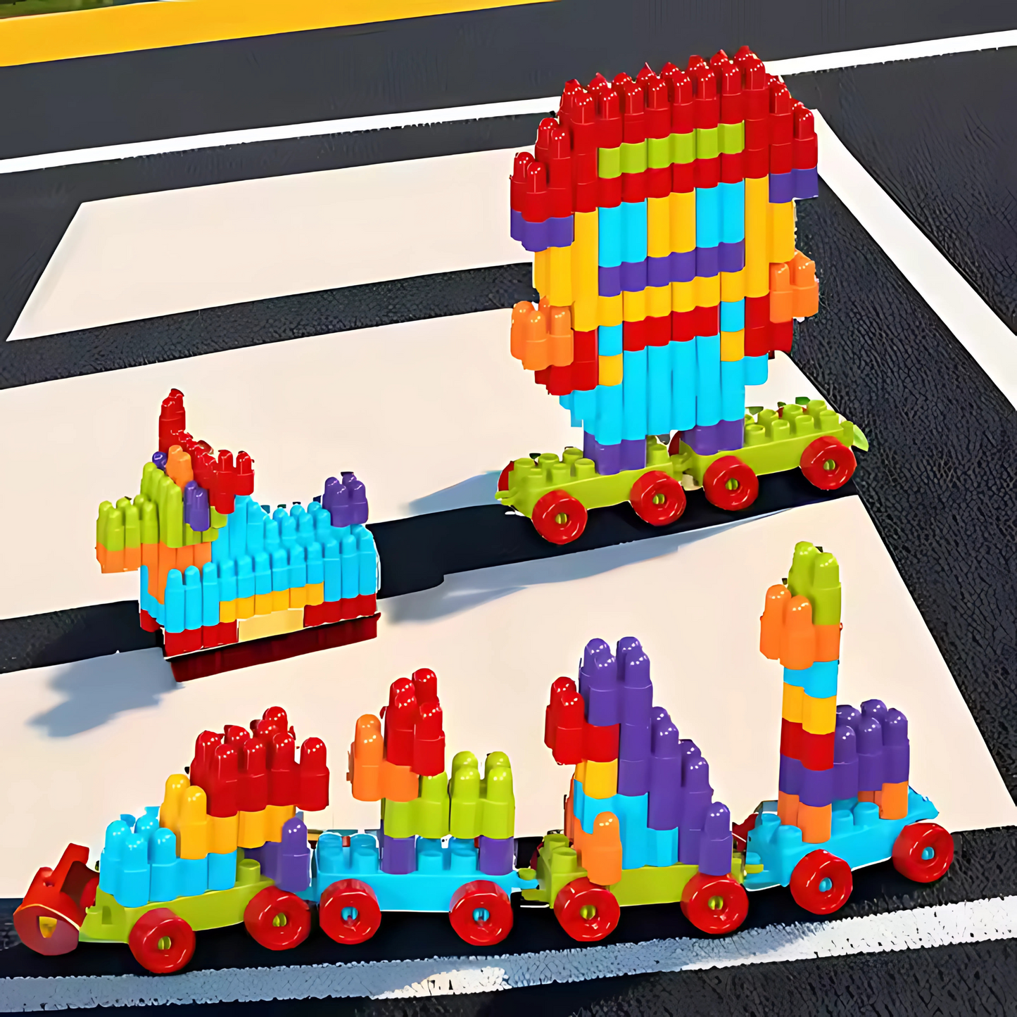 Twisoo DIY Building Block Toy Set –88Pcs