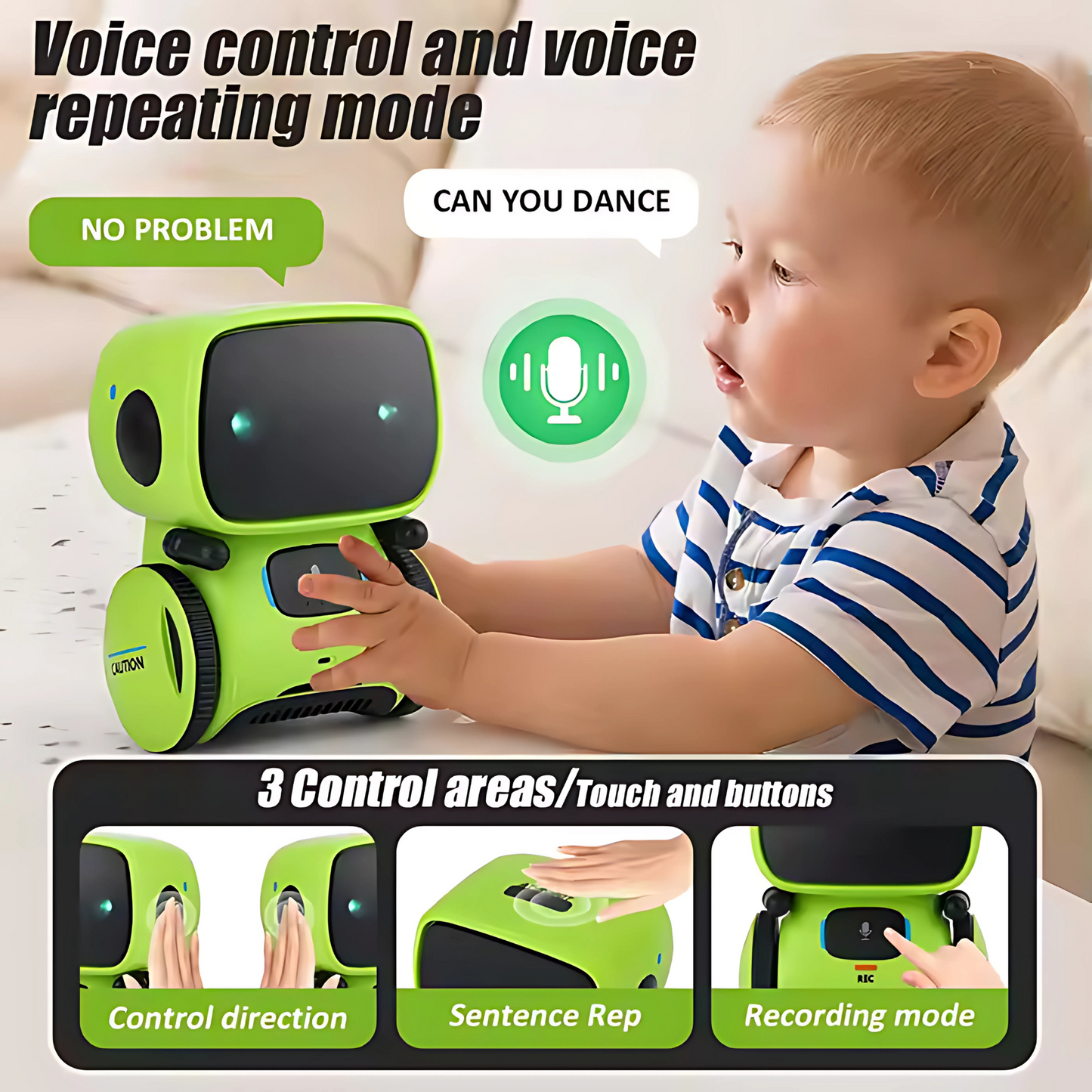 Twisoo Mini Smart Robot Toy for Kids- Ages 3+