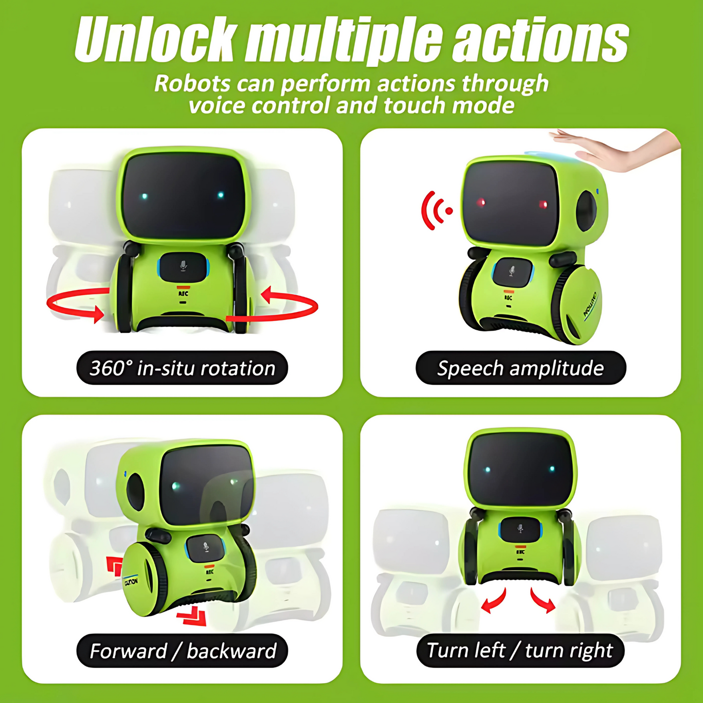 Twisoo Mini Smart Robot Toy for Kids- Ages 3+