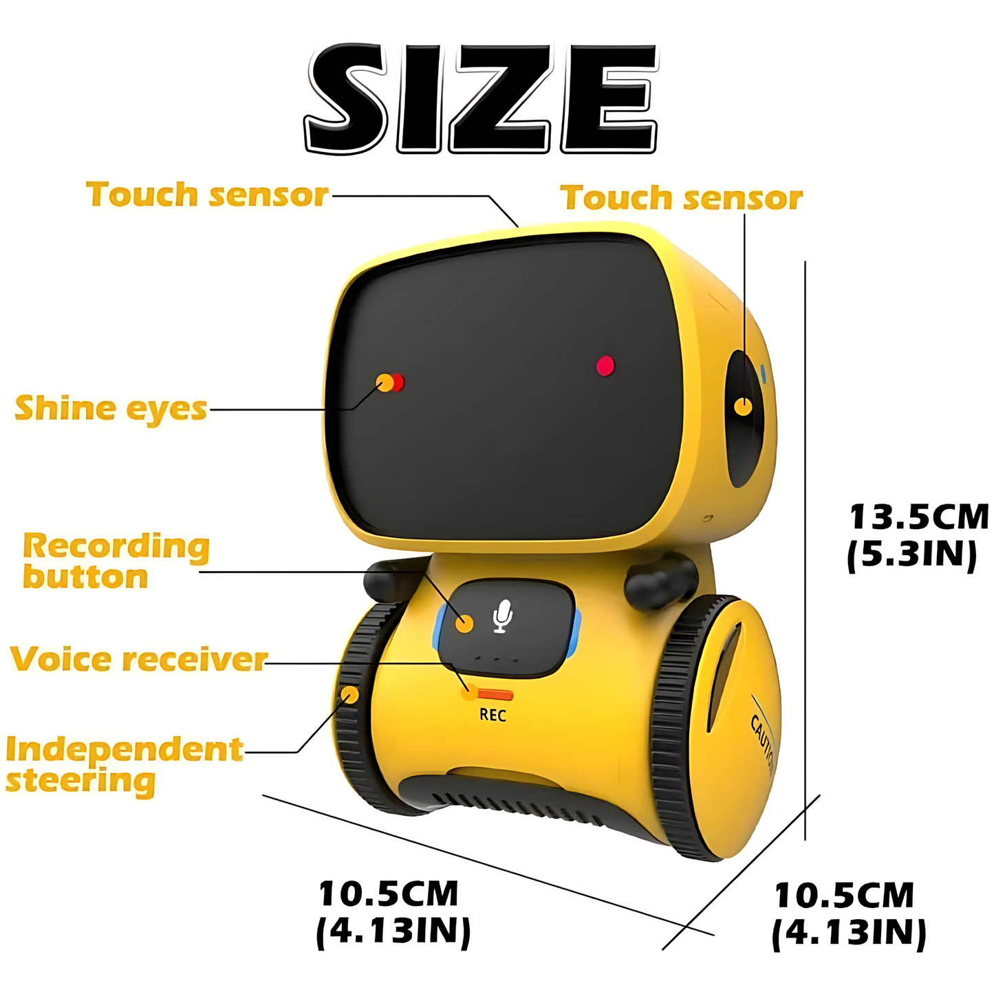 Twisoo Mini Smart Robot Toy for Kids- Ages 3+