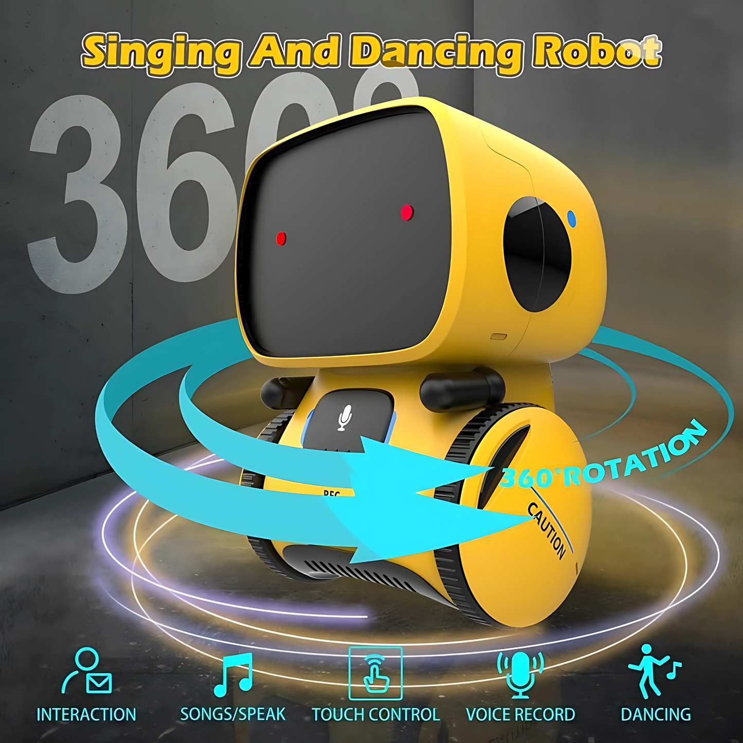 Twisoo Mini Smart Robot Toy for Kids- Ages 3+