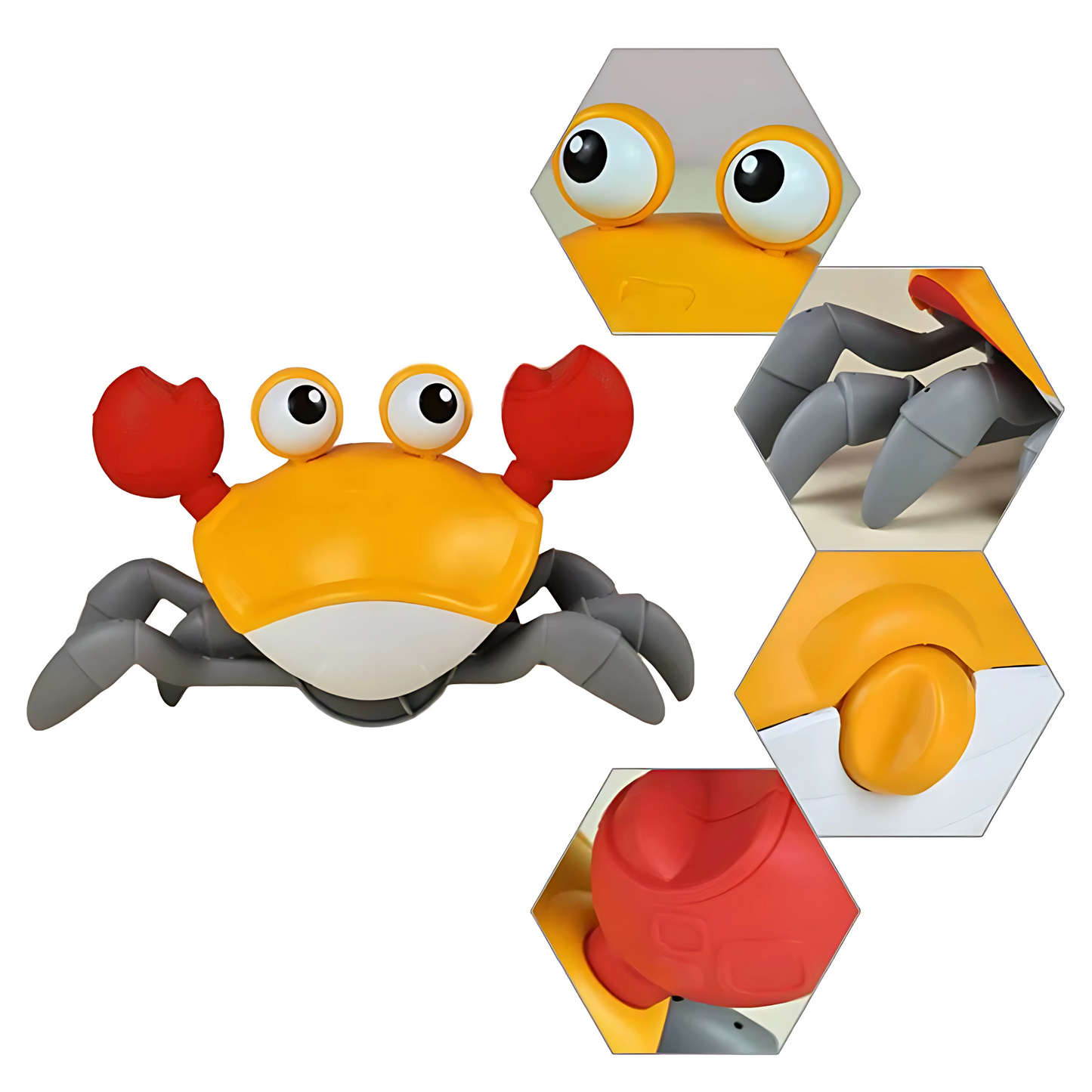 Twisoo Manual Crab Bath Toy for Land & Water