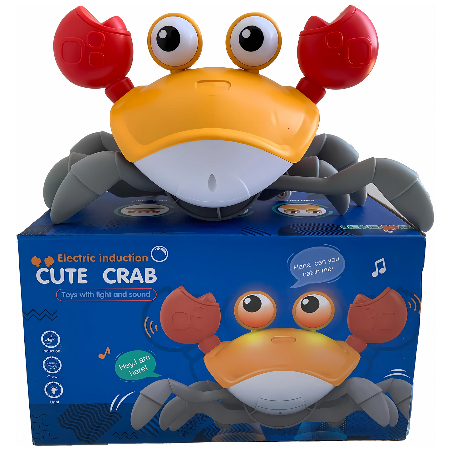 Twisoo Manual Crab Bath Toy for Land & Water