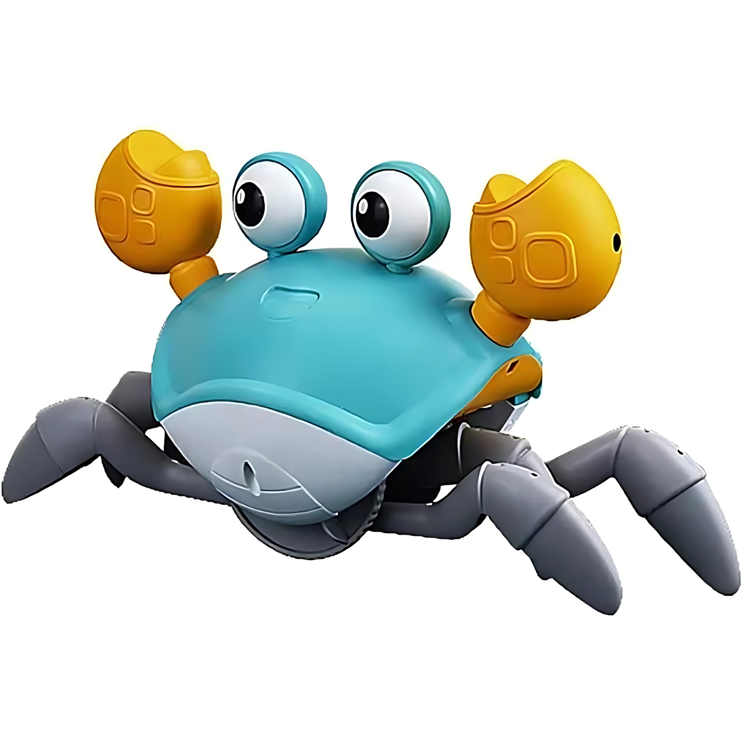 Runaway Crab Rechargeable Toy with Obstacle Sensor, Music and 2-Sided Walks
