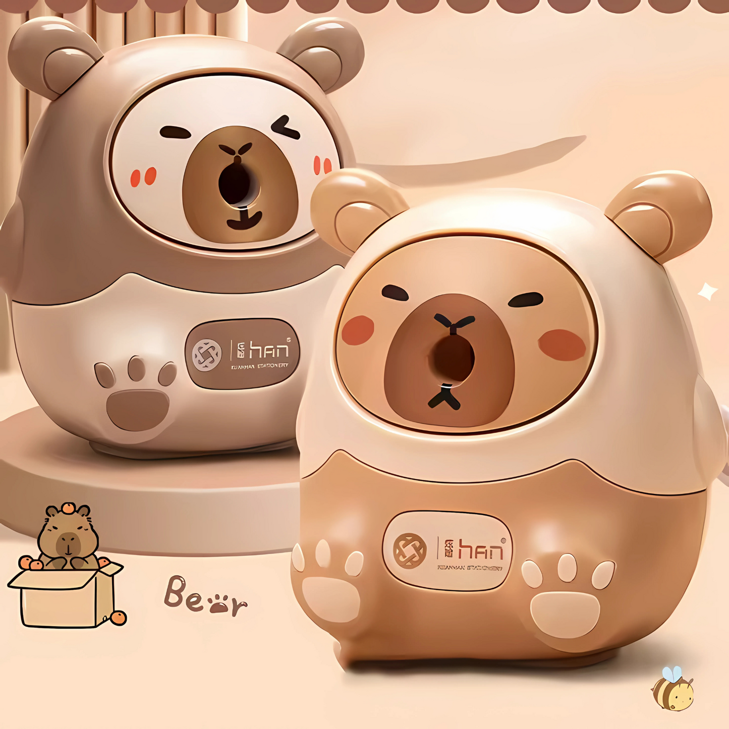 Twisoo Capybara Cute Cartoon Pencil Sharpener