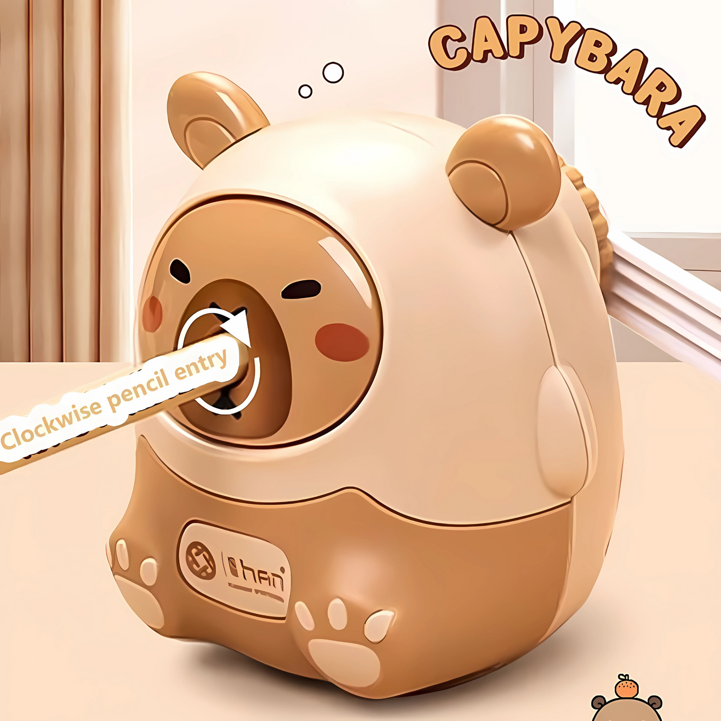 Twisoo Capybara Cute Cartoon Pencil Sharpener