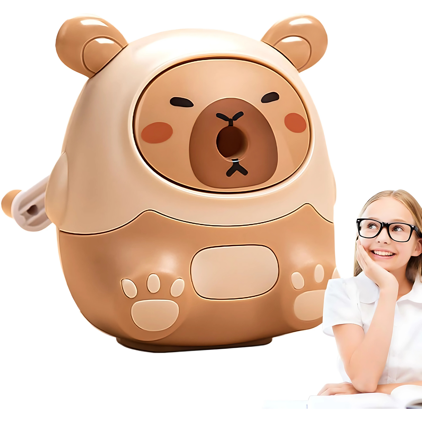 Twisoo Capybara Cute Cartoon Pencil Sharpener