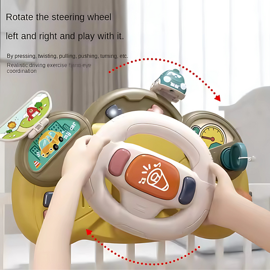 Twisoo Baby Musical Steering Wheel Toy – 6+ Months