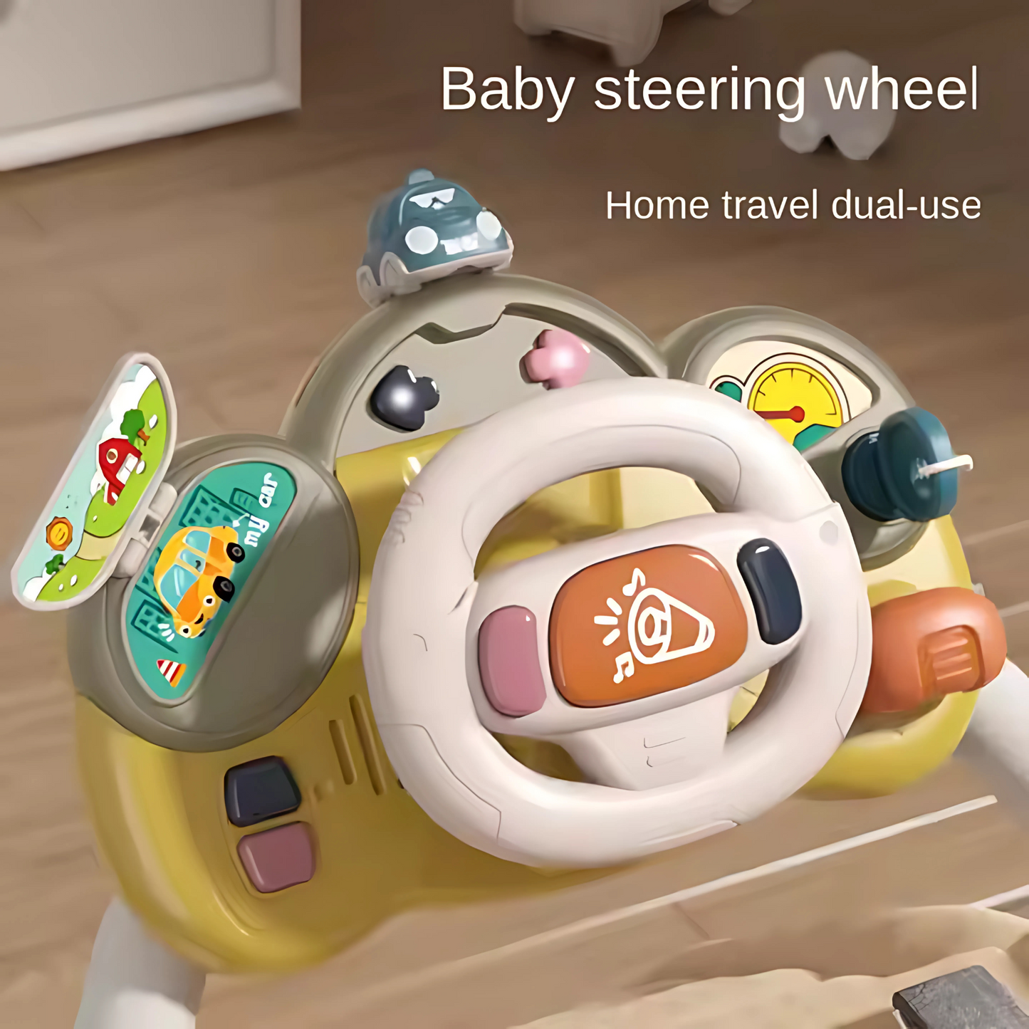 Twisoo Baby Musical Steering Wheel Toy – 6+ Months