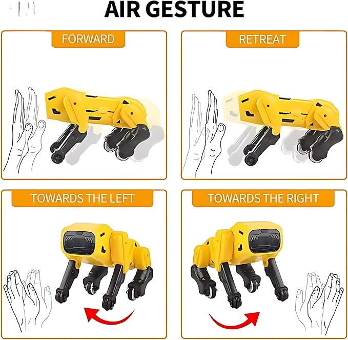 Twisoo Robot Dog Remote Control Rechargeable Toy for Kids