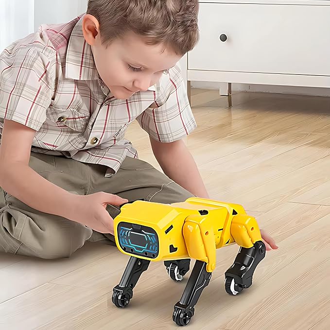 Twisoo Robot Dog Remote Control Rechargeable Toy for Kids