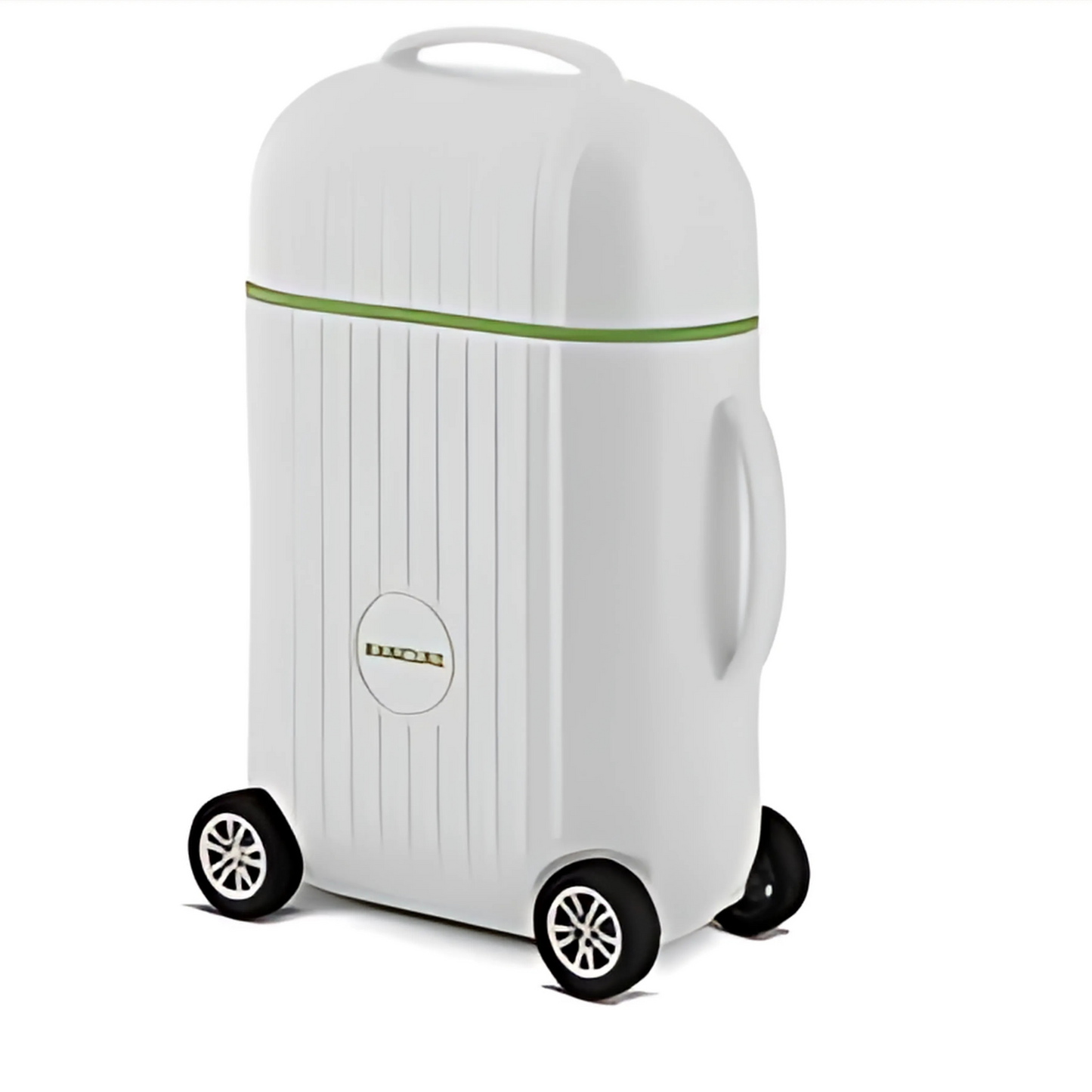 8-Piece Nail Clipper Set with Mini 4-Wheel Travel Trolley