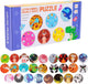 Wooden Letter & Number Puzzle Educational Toy for Kids