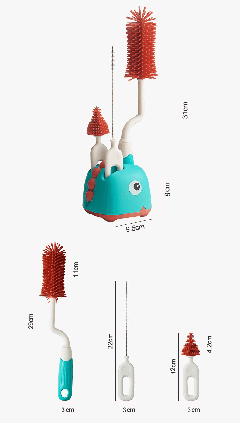 Baby Bottle Cleaner Set (3 - Piece) - Twisoo