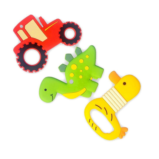 Baby Chewing Silicone Teething Toys for Kids Toddlers (Assorted) - Twisoo