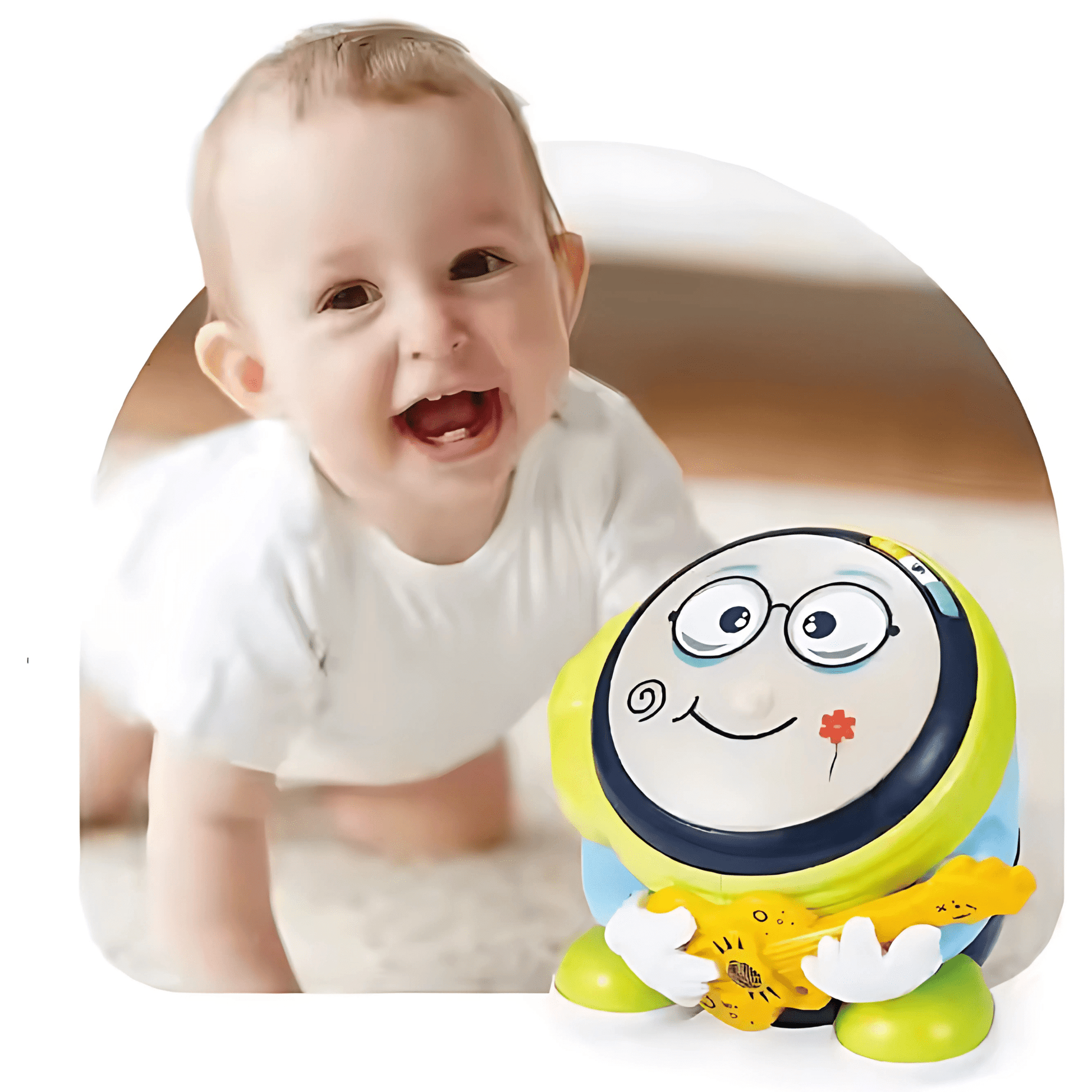 Baby DJ Hand Drum Toy – Talking and Dancing - Twisoo