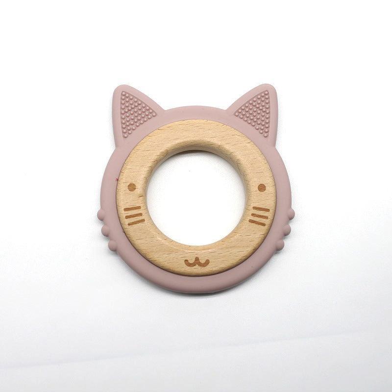 Baby Teether - Cat Design (Wooden) - Twisoo