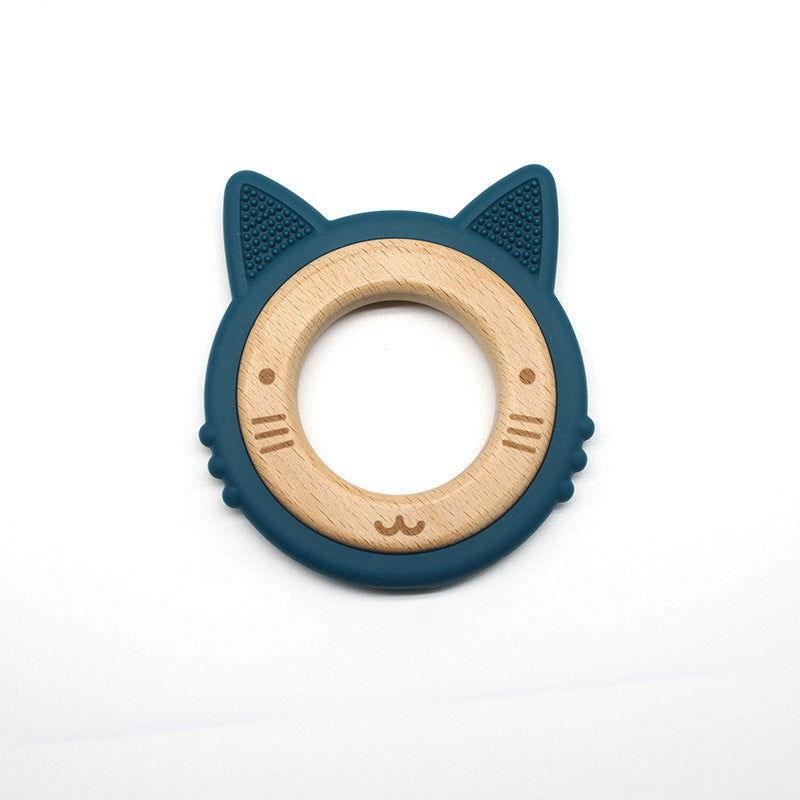 Baby Teether - Cat Design (Wooden) - Twisoo
