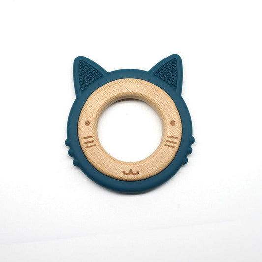 Baby Teether - Cat Design (Wooden) - Twisoo
