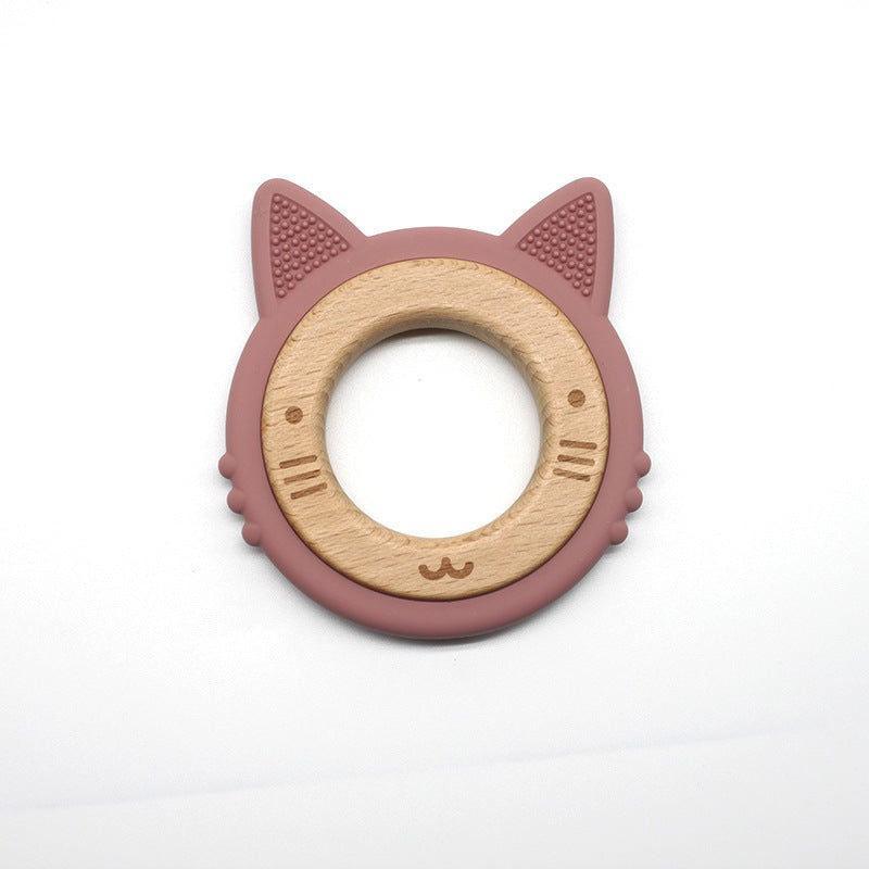 Baby Teether - Cat Design (Wooden) - Twisoo