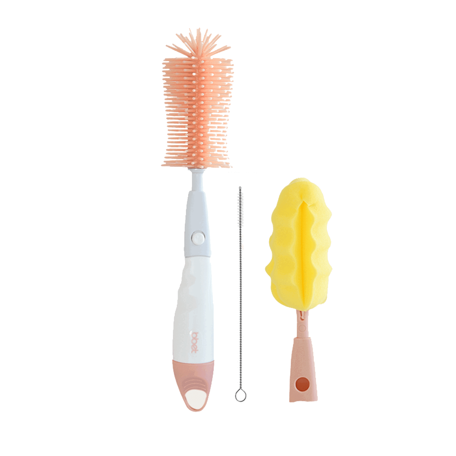 BBET 3Pcs Silicone Baby Nipple Bottle Cleaner Set - Twisoo