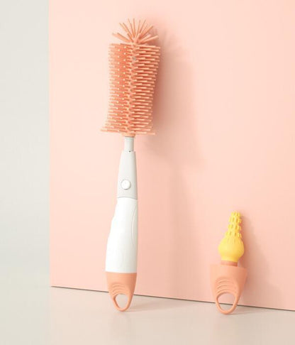 BBET 3Pcs Silicone Baby Nipple Bottle Cleaner Set - Twisoo