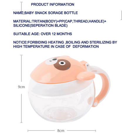 BBET Baby Food Snack Jar/Storage Box - BPA - Free (Pink) - Twisoo