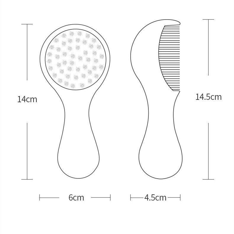 BBET Baby Hair Smooth Comb and Brush Set - Twisoo
