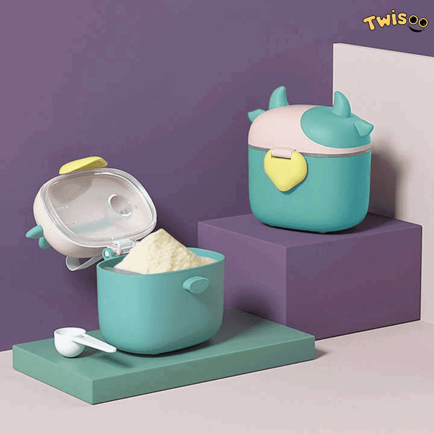 BBET Baby Milk Powder Container with Spoon - Twisoo