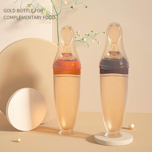 BBET Baby Silicone Feeding Bottle - BPA - Free (Squeeze Type) - Twisoo
